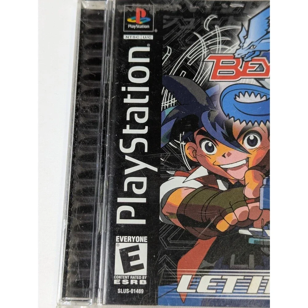 Beyblade (Sony PlayStation 1, 2002) CIB Complete Black Label PS1